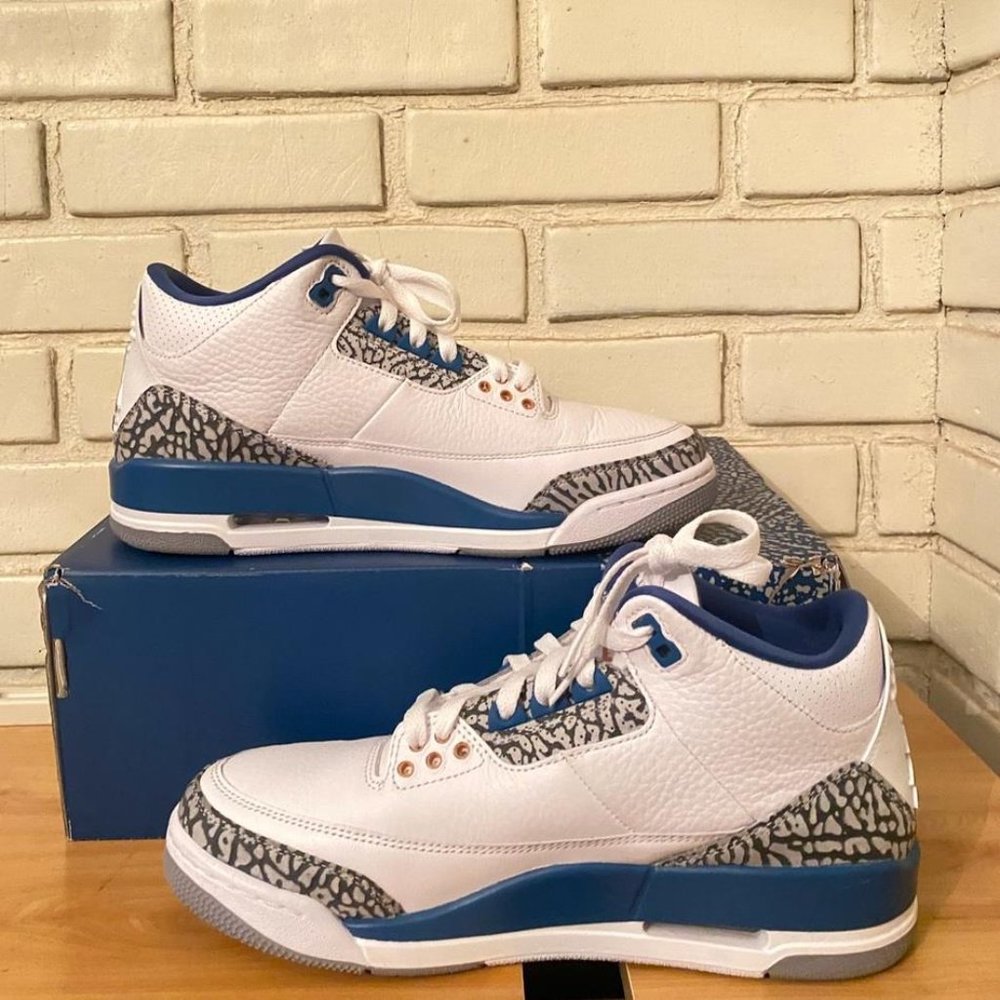 Air Jordan 3 Retro 'Washington Wizards' 2023 Size 9 - Picture 10 of 10